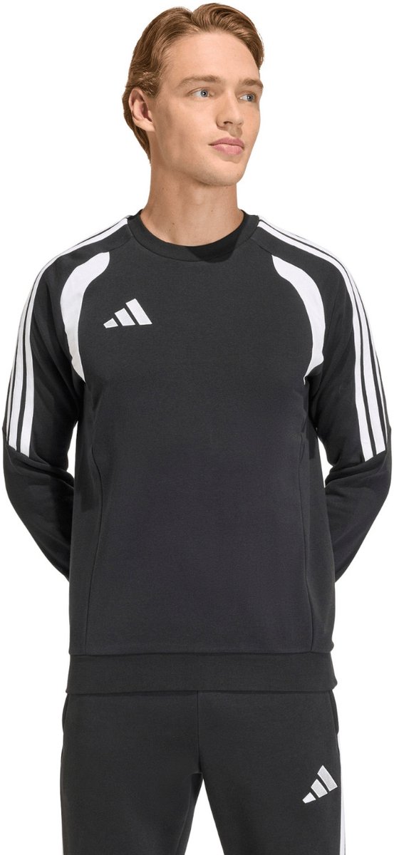 adidas Sweater Heren Tiro 26 League Sweat Crew Zwart-Wit - Maat S