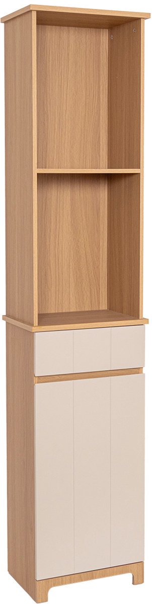 4bathroomz Trente Badkamerkast Hoog - Kolomkast - Bruin/beige