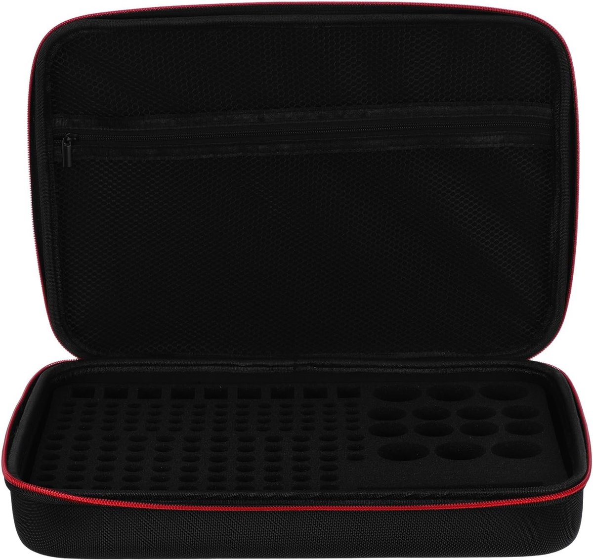 Batterij Organizer - Opbergdoos Batterijen - Thuis Opslag - Waterdicht Schokbestendig - 35x25x6.5 cm - Zwart