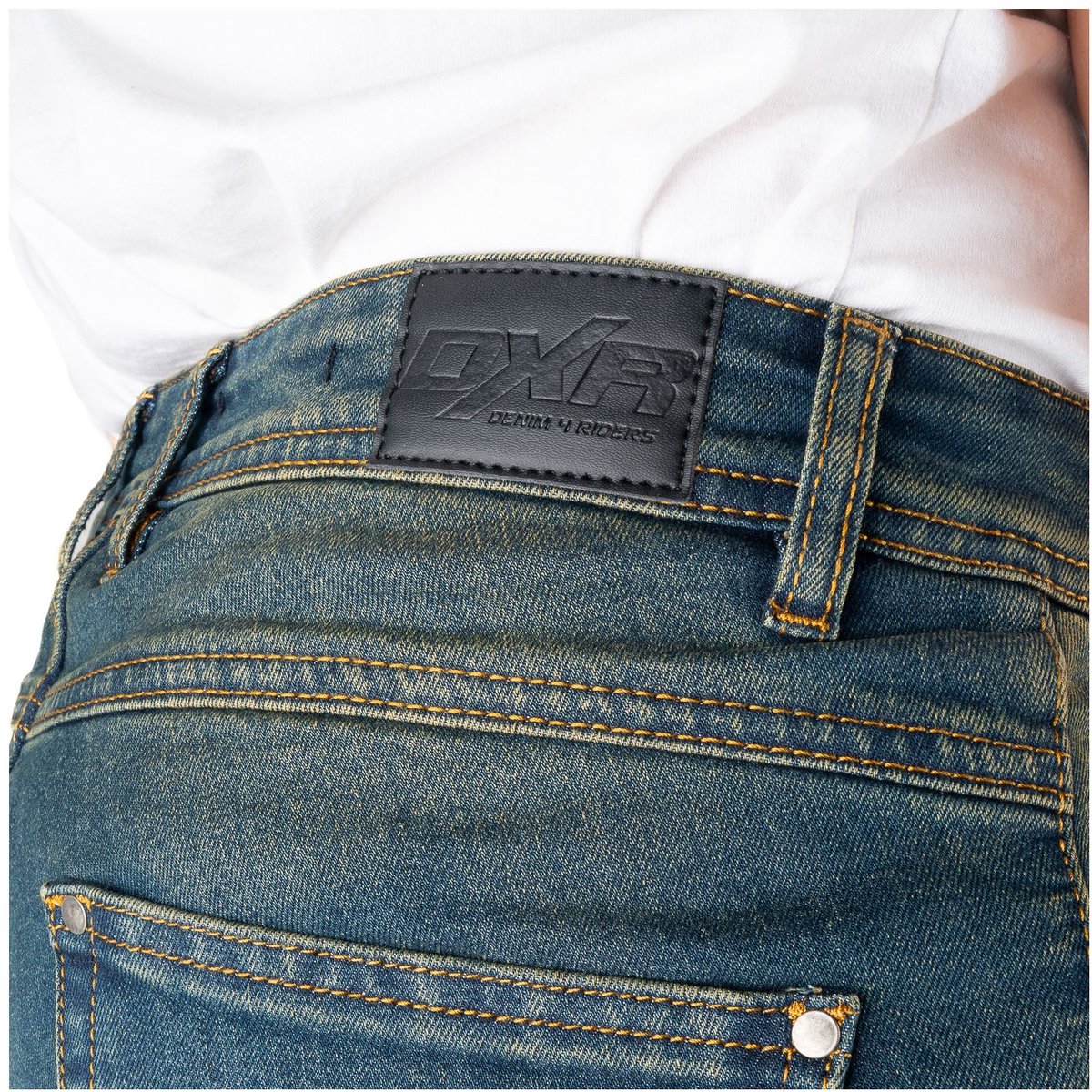 DXR Motorjeans - Badam - Vintage Blauw - XXXL – foto 7
