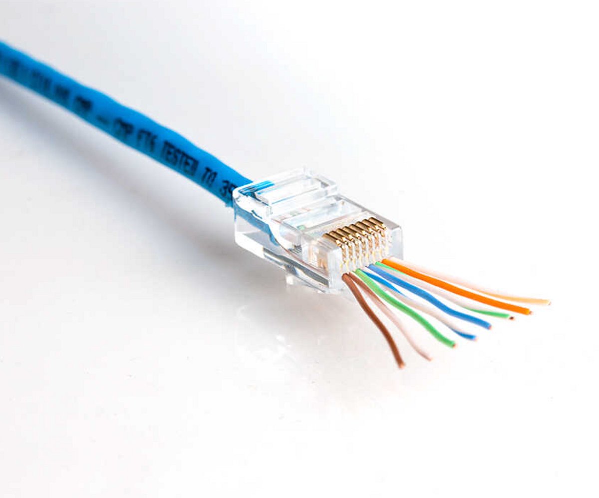 CAT 6 RJ45 Pass through connector, 50 stuks (RJ45-650)-A - Jonard