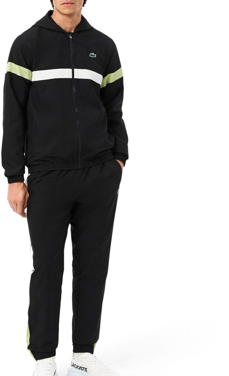 Lacoste Sport Trainingspak Heren Zwart