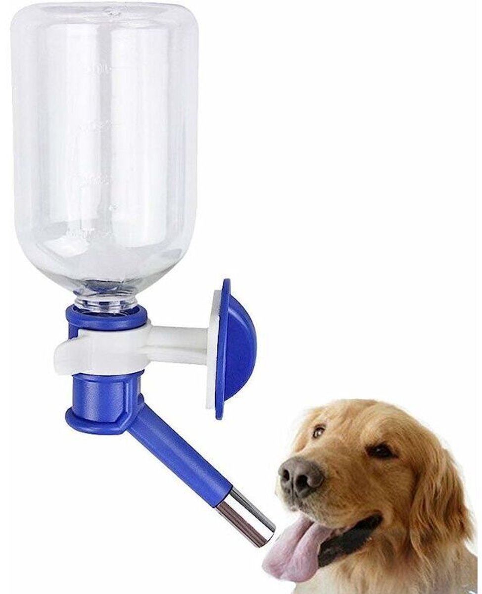 Drinkautomaat – 500 ml – Hangend draagbaar voor kooi en huisdieren – 1 stuks – Transparant