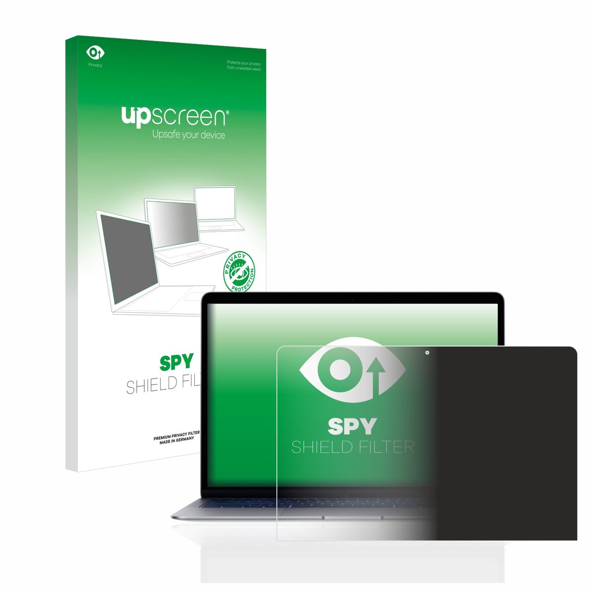 upscreen - privacyscherm voor Apple MacBook Air 13" 2020 - privacy filter screenfilter Blauwlichtfilter