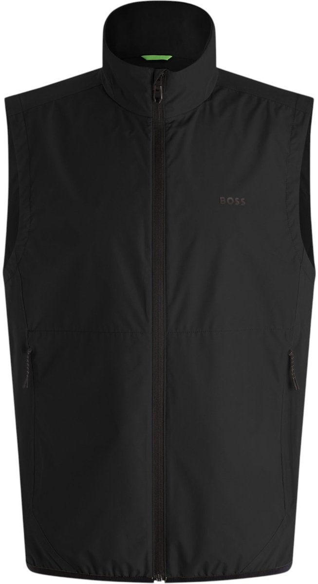 Boss Heren Bodywarmer 50554187/001 Ow Goc Birdie Vest Zwart