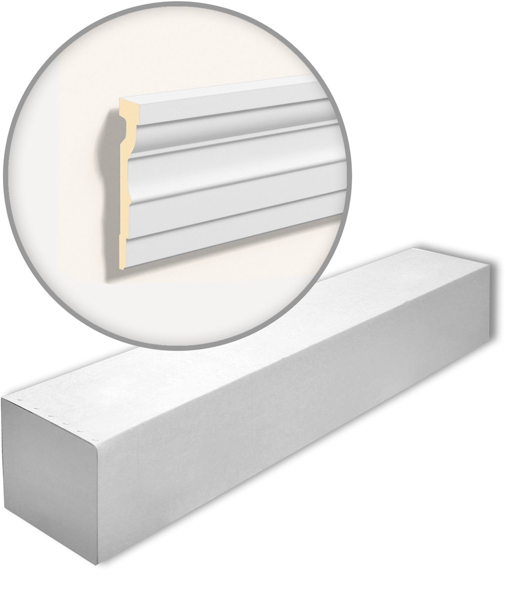 NMC MA15-box DOMOSTYL Noel Marquet 1 doos 10 stukken Deuromlijsting Gevel profiel modern design wit | 20 m