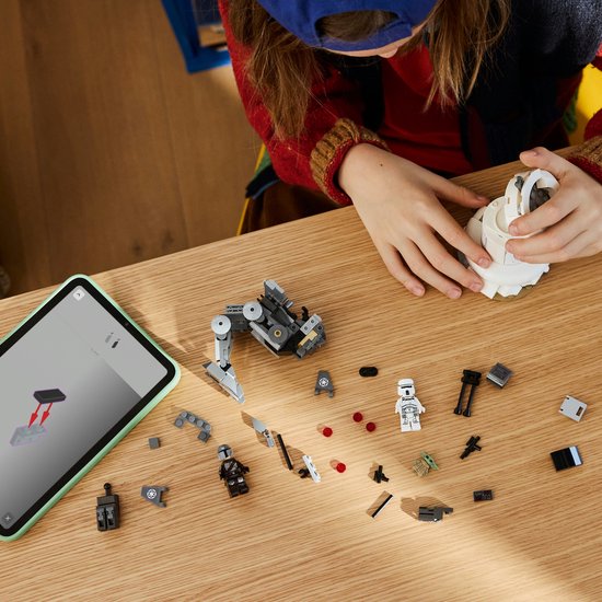 LEGO® Star Wars™ L'attaque de l'AT-RT™ – Ensemble de construction avec figurine LEGO du Mandalorien™ et Grogu™ – à partir de 7 ans – 75444
