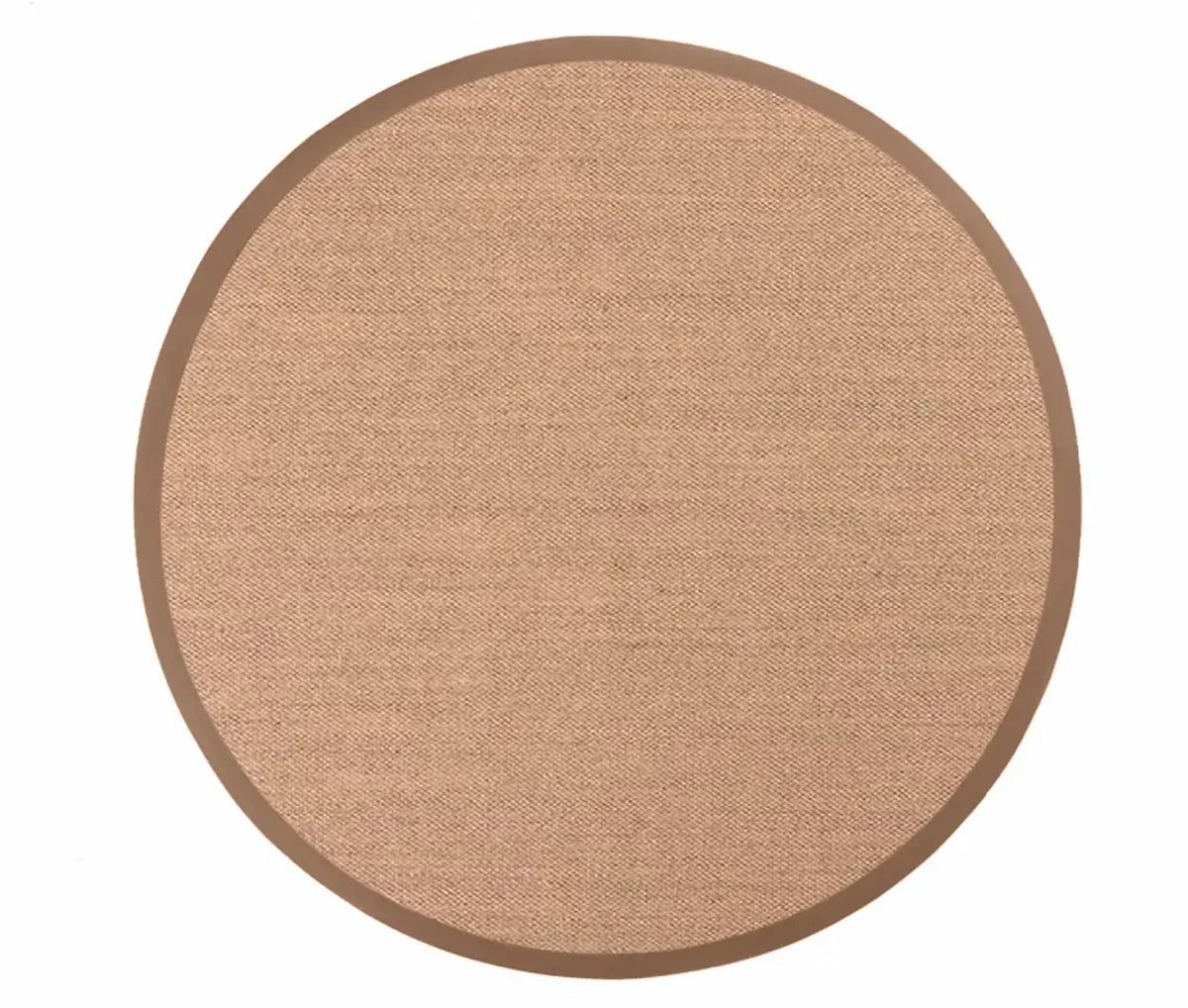 DÉJA Living Vloerkleed Rond Ø200cm - Laagpolig Grijs Sisal - Honfleur