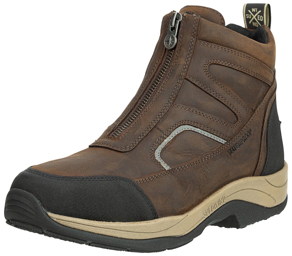 SUEDWIND FIELD FRONT ZIP GRIPFTX STALSCHOEN Bruin
