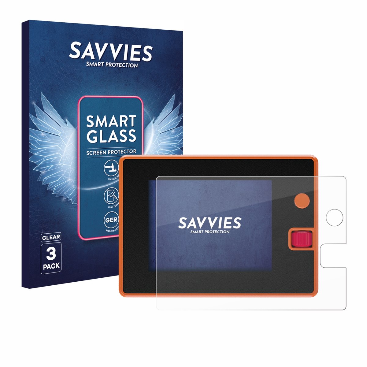 3 Stuks Savvies Screenprotector - geschikt voor Hota T8 - beschermfolie glas transparant