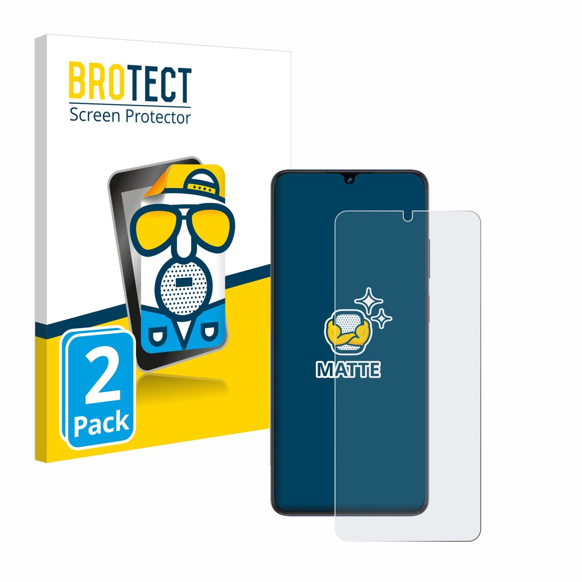 BROTECT - Screenprotector voor ZTE Blade V50 Vita - Folie Beschermfolie matte 2 Stuks