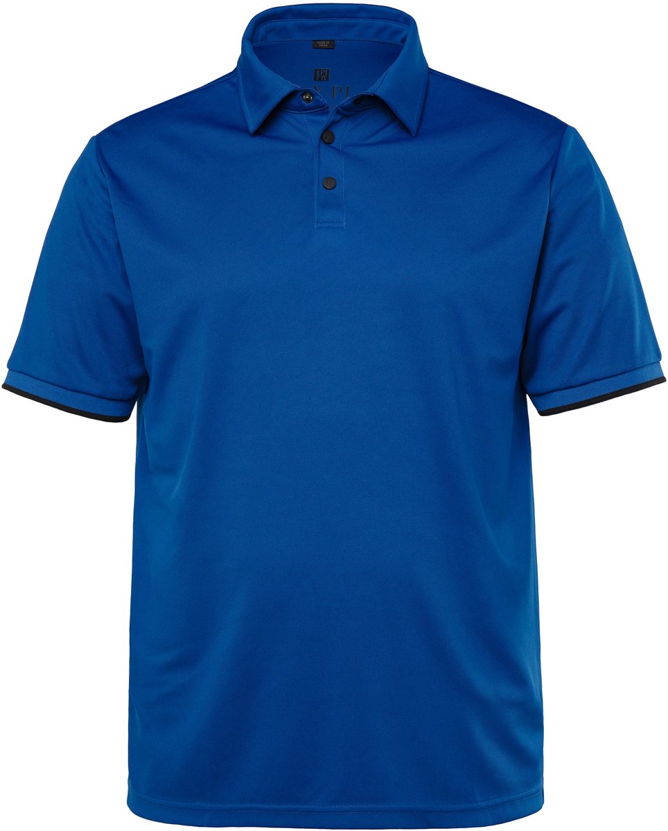 JAY-PI - Heren - Poloshirt golf korte mouwen drukknopen - Titan blue - Maat 3XL