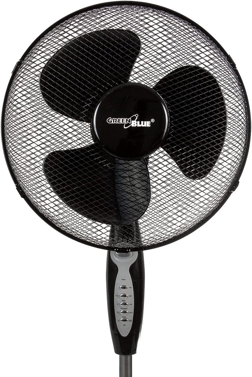 Staande Ventilator 40 cm met Afstandsbediening, Timer en 3 Snelheden – foto 4