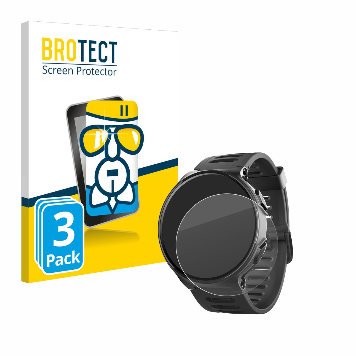 Screenprotector 3 Stuks voor Kiprun 500 Beschermglas transparant