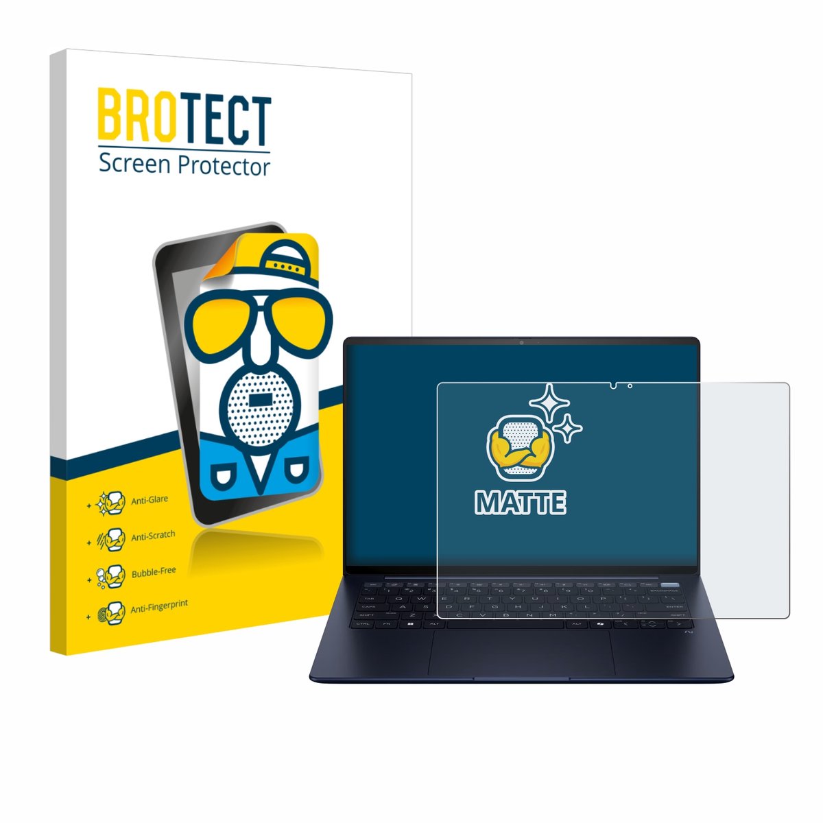 BROTECT - Screenprotector voor HP EliteBook Ultra 14 G1i - Folie Beschermfolie matte