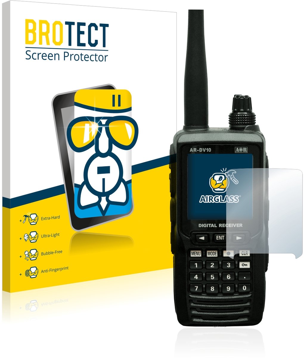 Screenprotector voor Aor AR-DV10 Beschermglas transparant