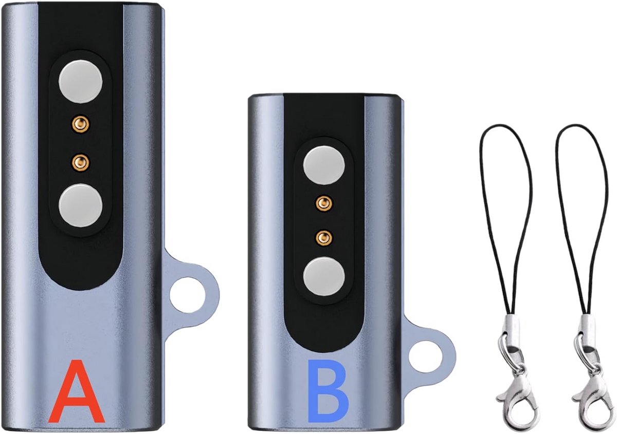 Universele Magnetische Oplader met 2 Pinnen Compatibel voor Smartwatches en Meer