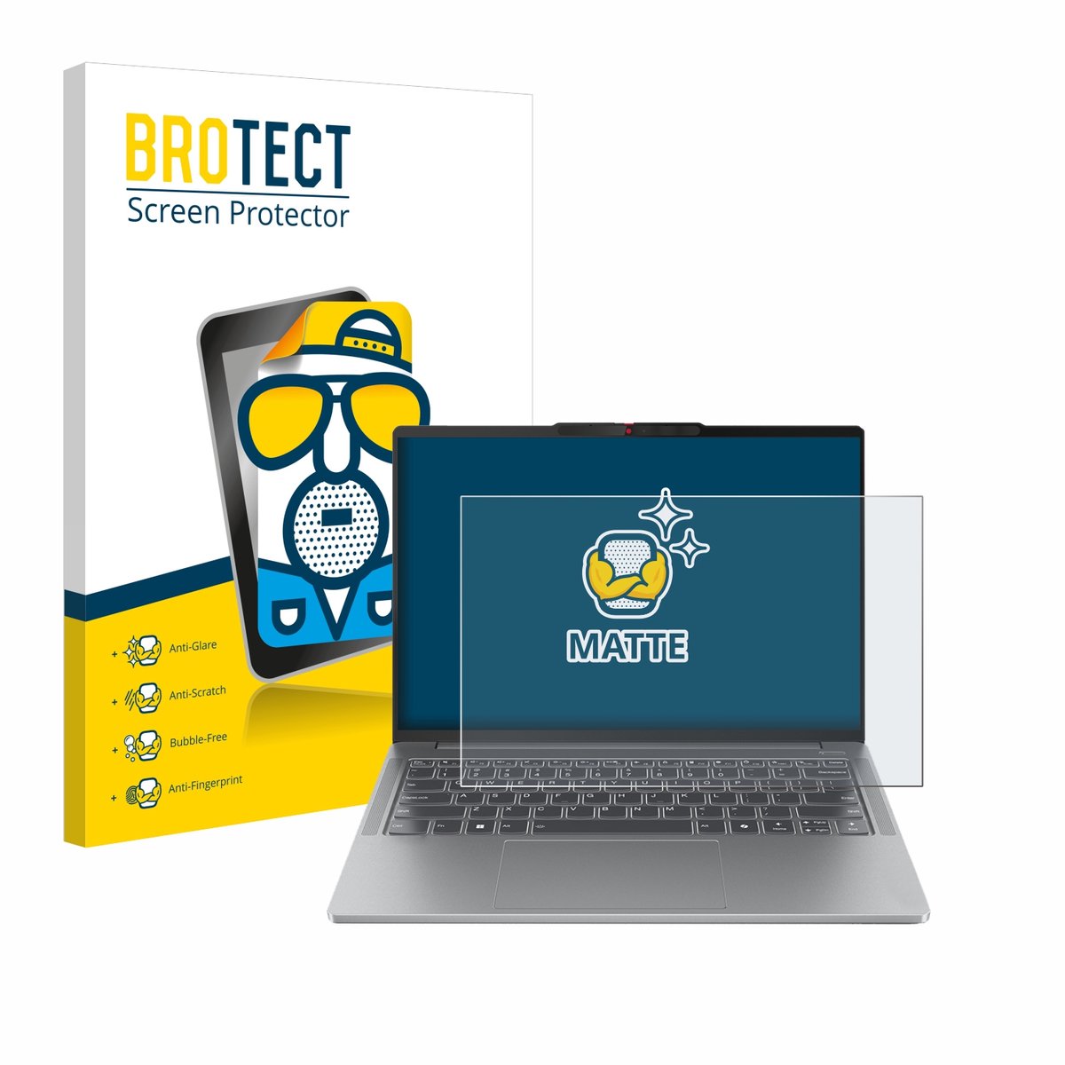 BROTECT - Screenprotector voor Lenovo IdeaPad Pro 5 14AHP9 - Folie Beschermfolie matte