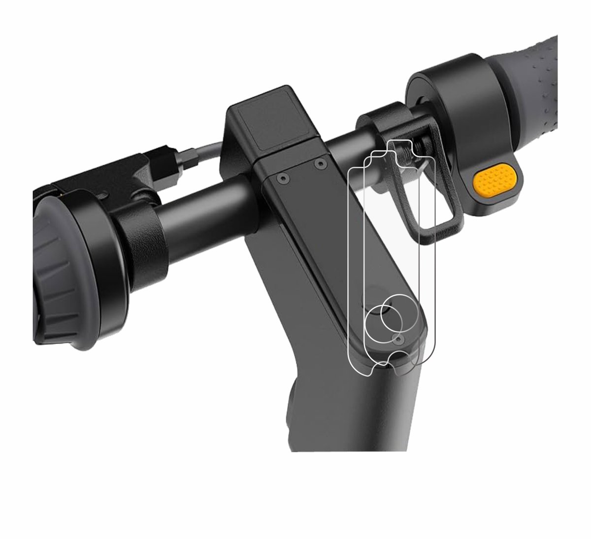 ScreenLeaf - Screenprotector voor Segway Ninebot KickScooter MAX G2D - Duurzame schermbescherming Folie Beschermfolie transparant 2 Stuks – foto 6