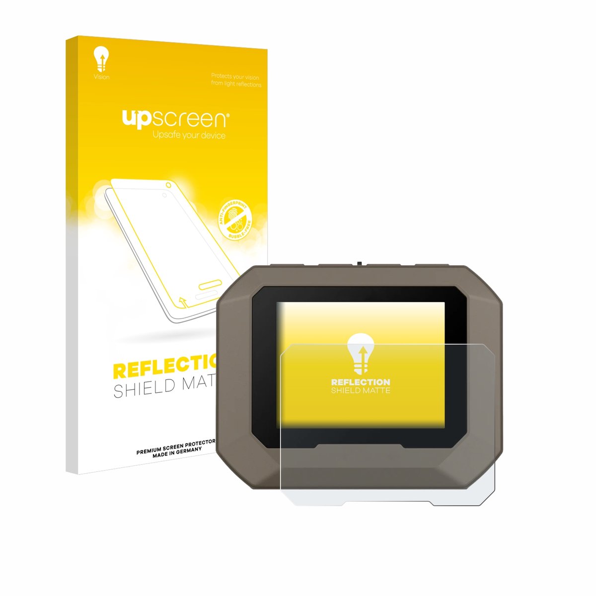 upscreen - Screenprotector voor Garmin Xero C1 Pro - Folie Beschermfolie anti glare matte