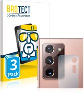 Screenprotector 3 Stuks voor Samsung Galaxy Note 20 Ultra / 5G (Camera) Beschermglas transparant