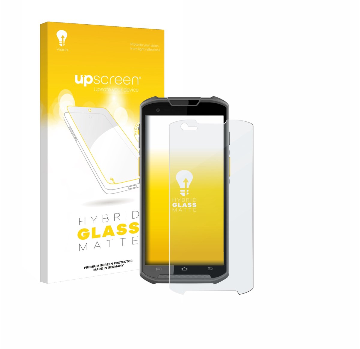upscreen - Screenprotector voor Newland MT93 - Folie Beschermfolie Beschermglas matte