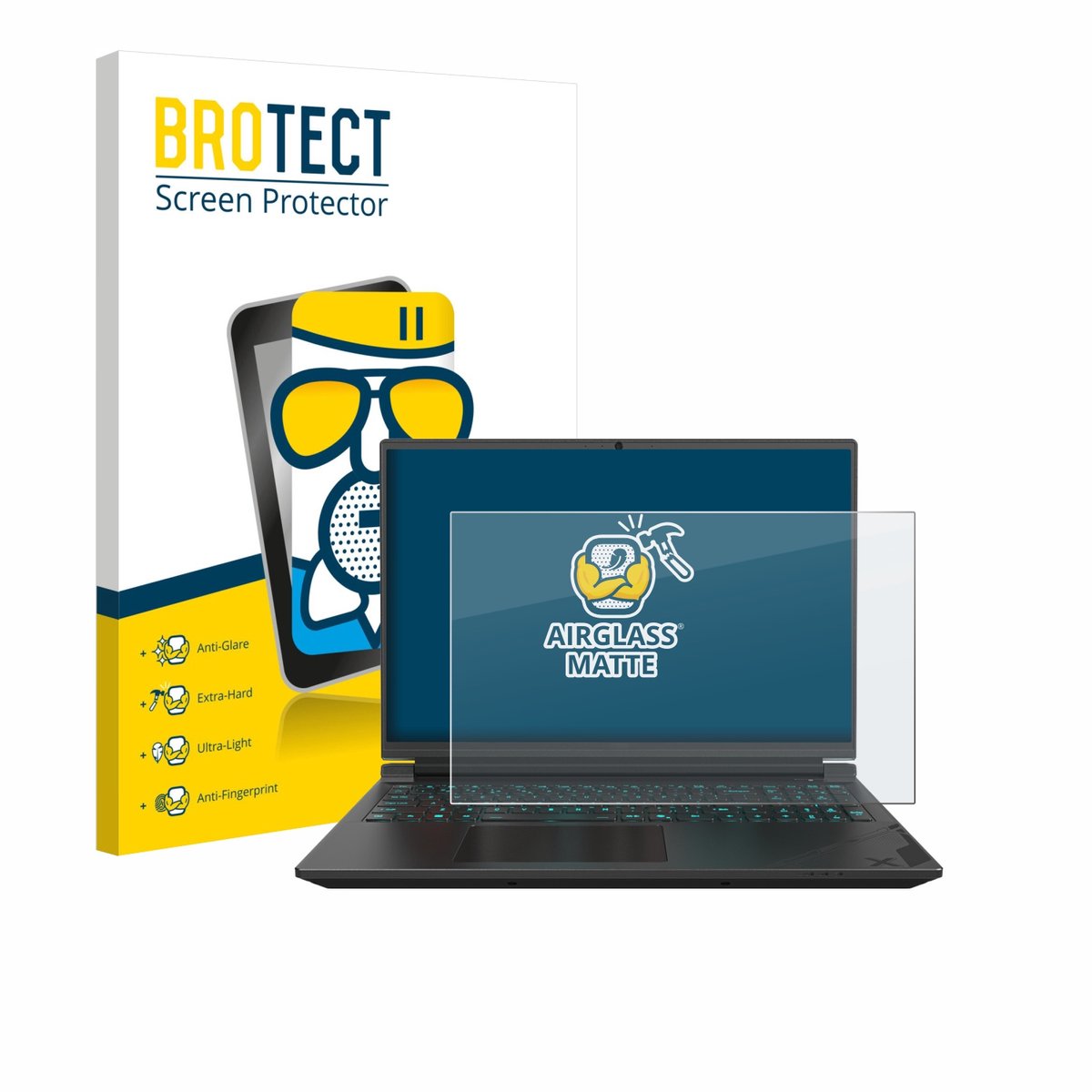 BROTECT - Screenprotector voor Gigabyte G6X - Folie Beschermfolie Beschermglas matte