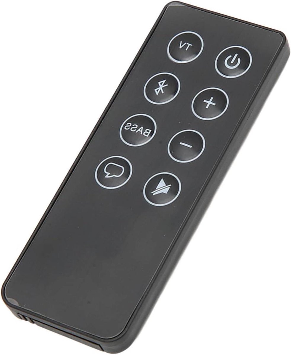 Vervangende afstandsbediening voor soundbar luidsprekers - universele afstandsbediening voor geluidssysteem - zwart.