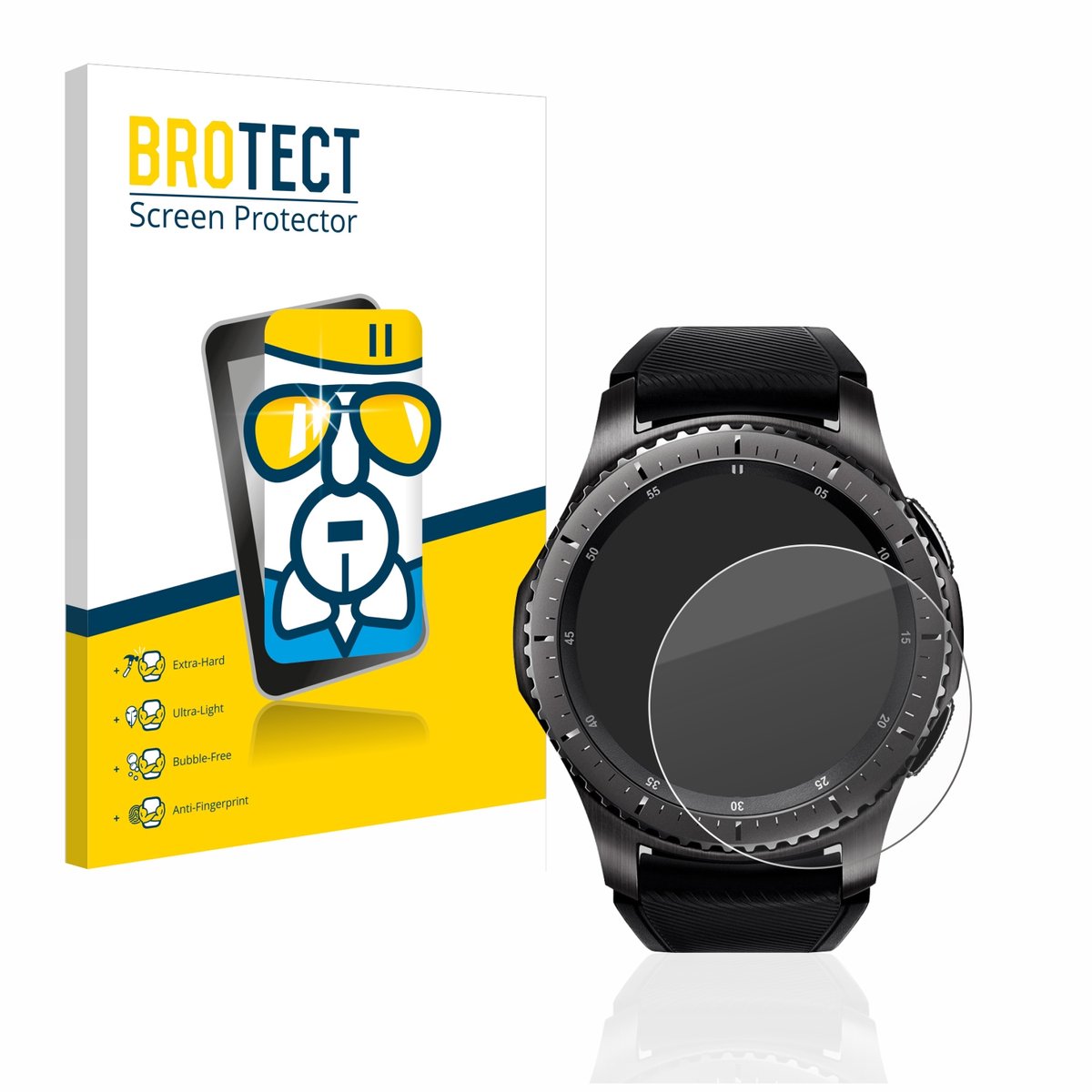 Screenprotector voor Samsung Gear S3 Frontier / S3 Classic Beschermglas transparant