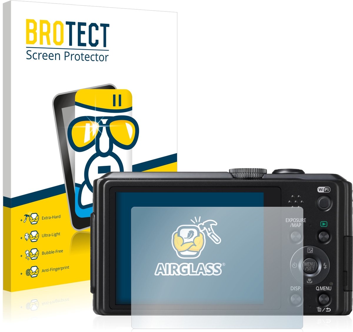 Screenprotector voor Panasonic Lumix DMC-TZ41 Beschermglas transparant