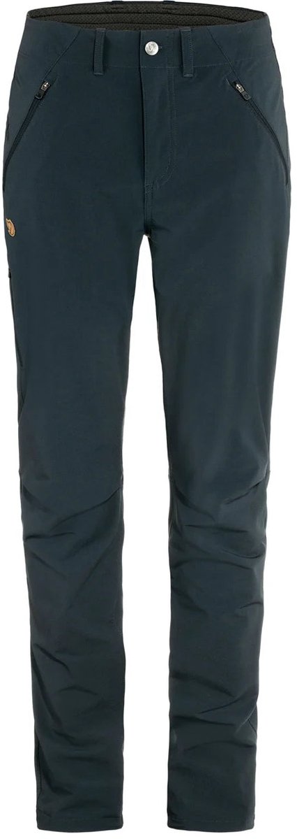 FJALLRAVEN Abisko Trail stretch trousers Long 87101 555 dark Blauw