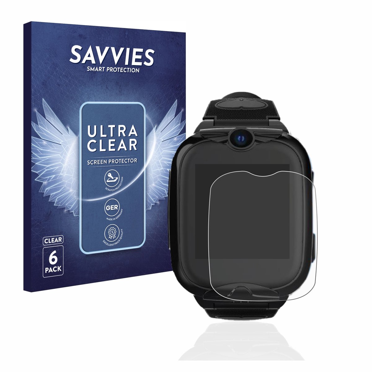 Savvies - Screenprotector voor Xplora Go 2 - Folie Beschermfolie transparant 6 Stuks
