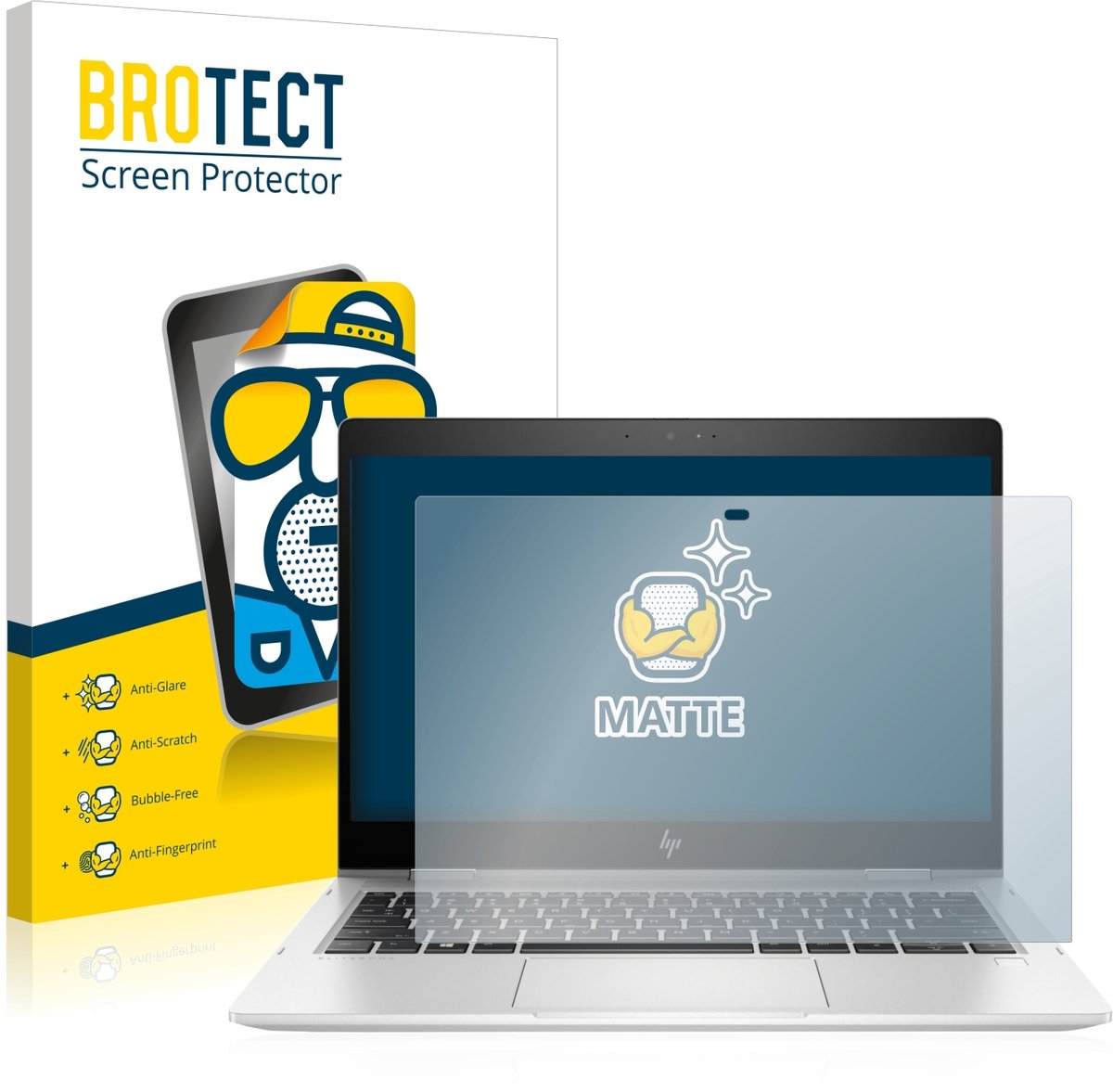 BROTECT - Screenprotector voor HP EliteBook x360 830 G6 - Folie Beschermfolie matte