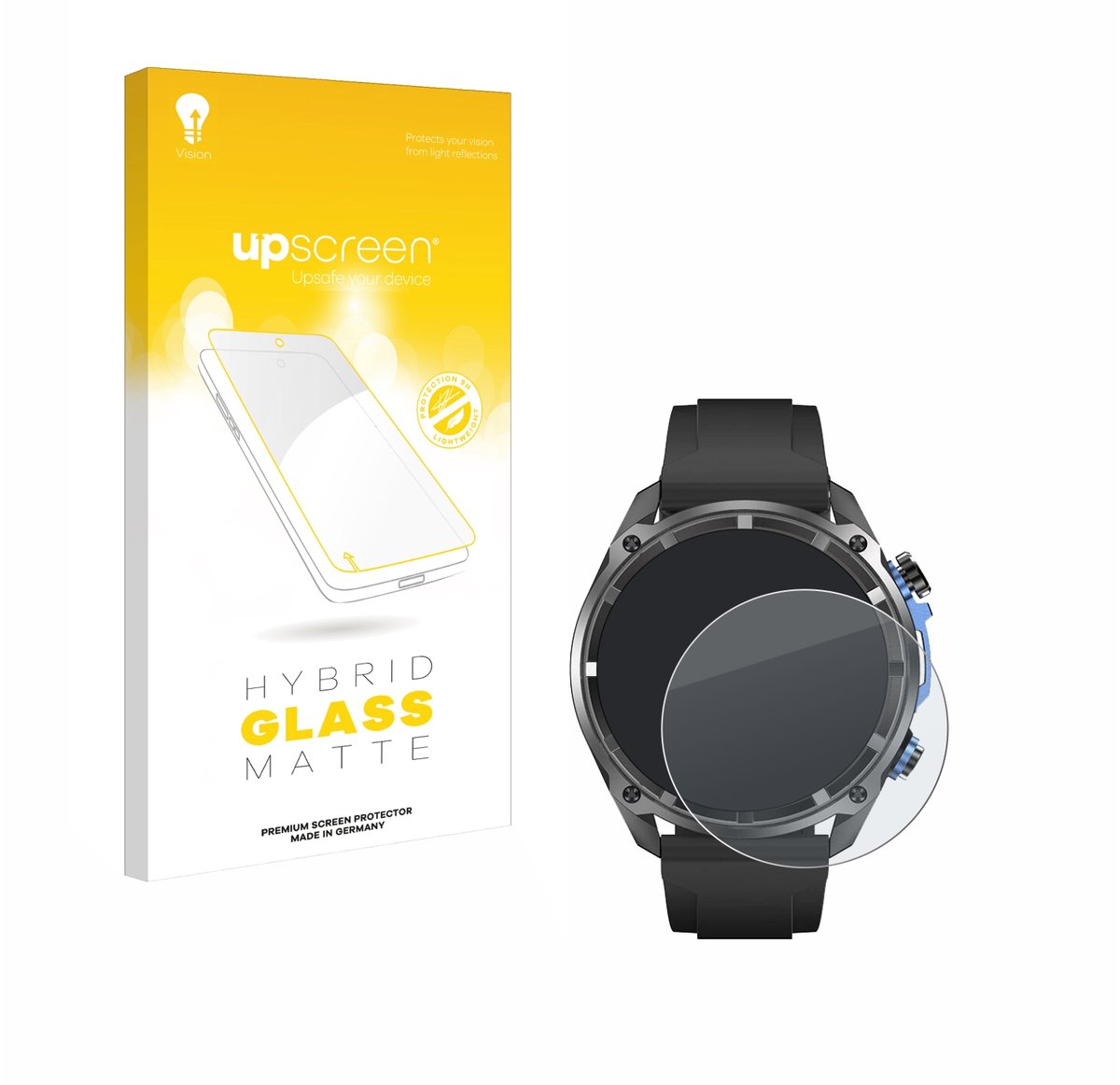 upscreen - Screenprotector voor DTNO.1 DTG1 1.43" - Folie Beschermfolie Beschermglas matte