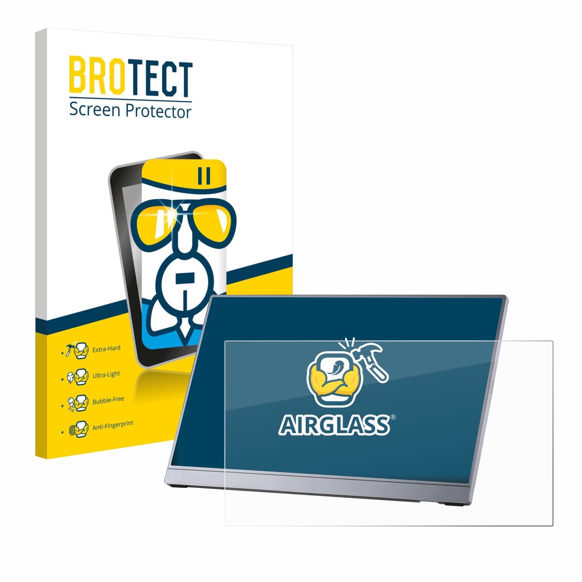 Screenprotector voor Arzopa Z3FC 16.1" Beschermglas transparant