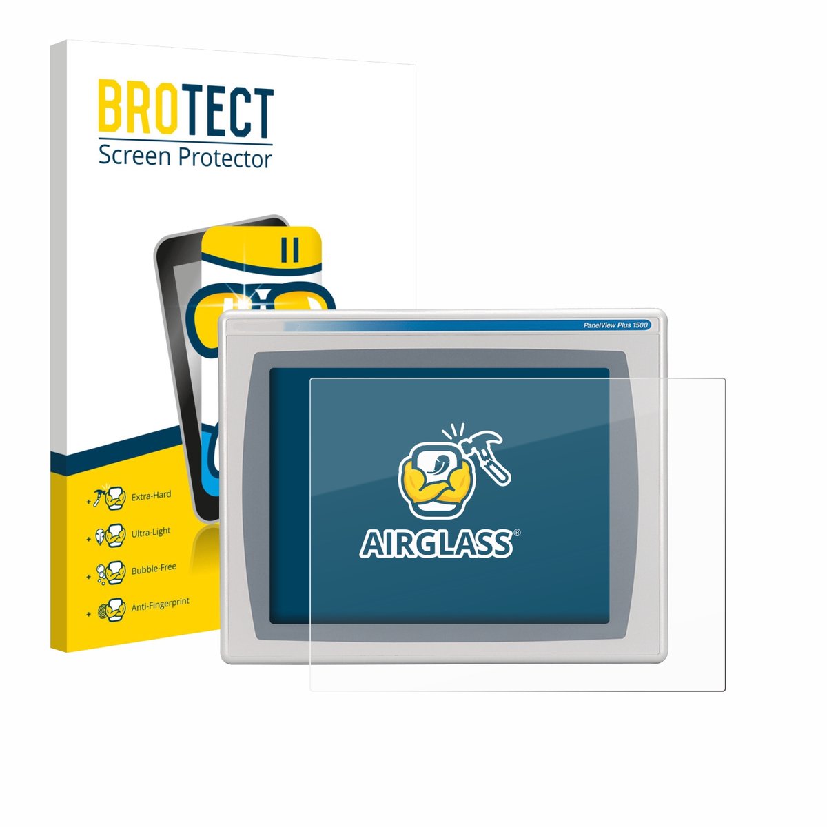 Screenprotector voor Allen Bradly HMI AB 2711P-RDT15C Beschermglas transparant