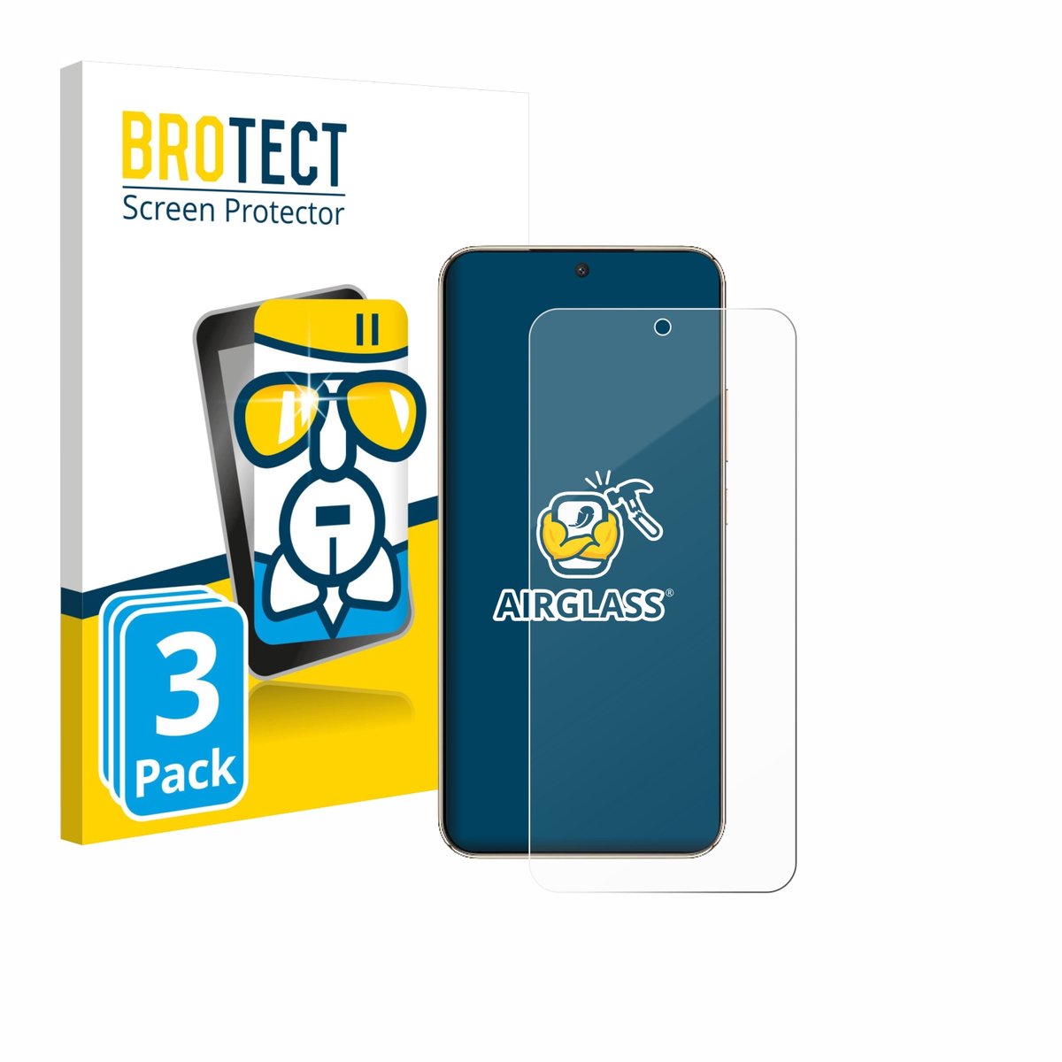 Screenprotector 3 Stuks voor Honor X9d Beschermglas transparant