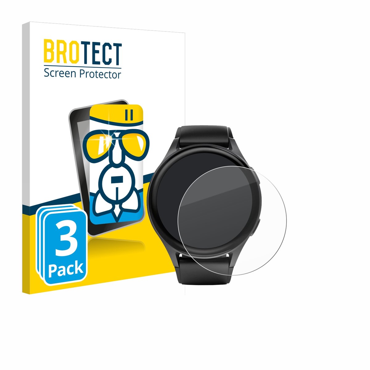 Screenprotector 3 Stuks voor Hama 8900 (45 mm) Beschermglas transparant