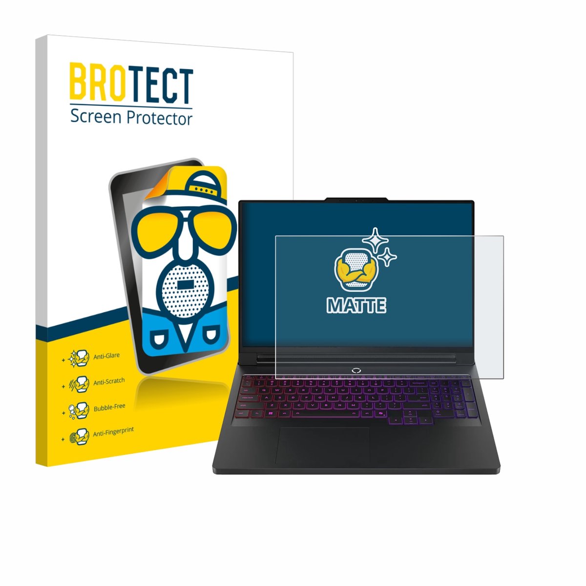 BROTECT - Screenprotector voor Lenovo Legion Pro 7 Gen 10 16" - Folie Beschermfolie matte