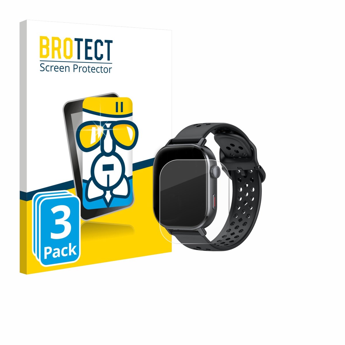 Screenprotector 3 Stuks voor Jugeman P131 2.06" Beschermglas transparant