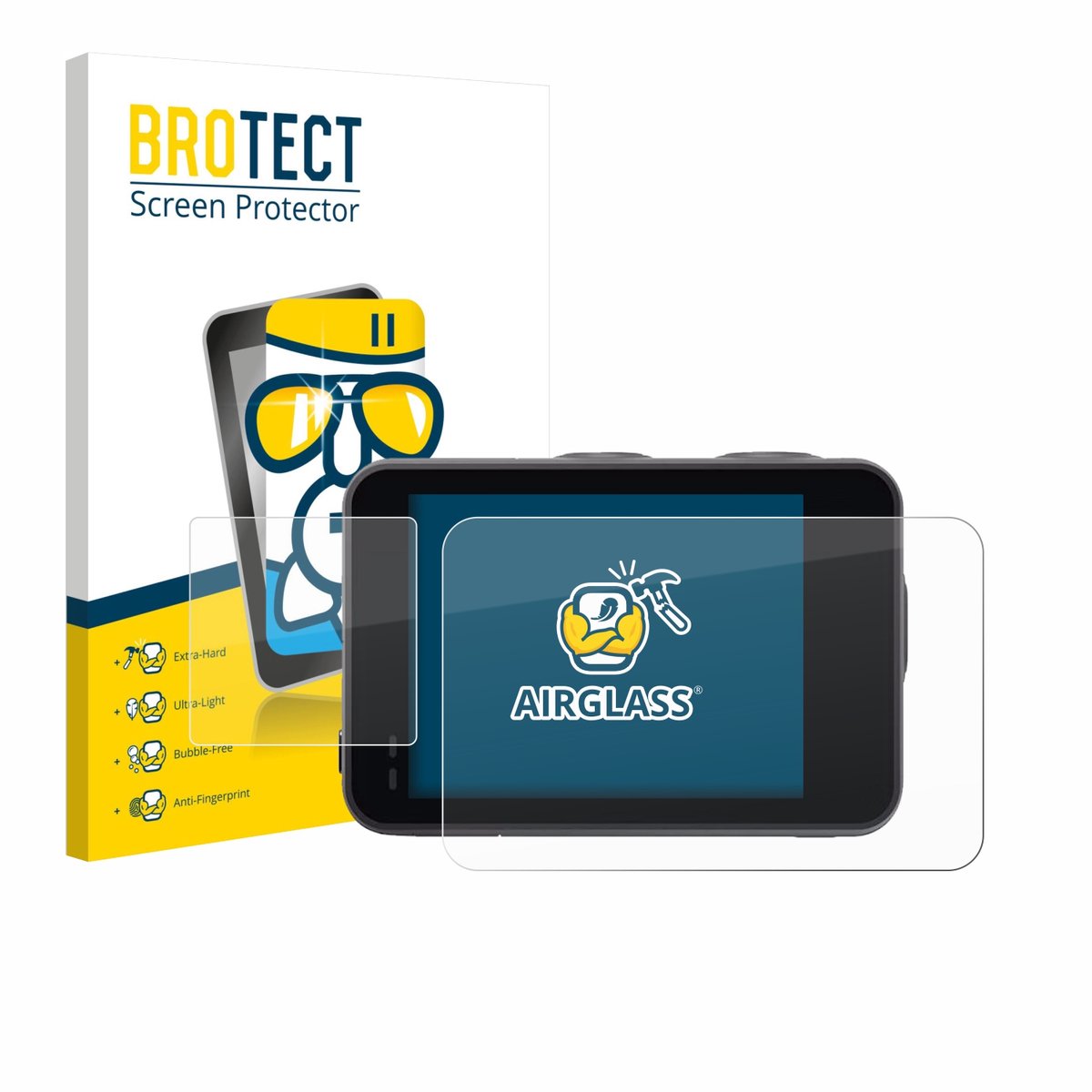 Screenprotector voor Akaso Brave 7 Beschermglas transparant