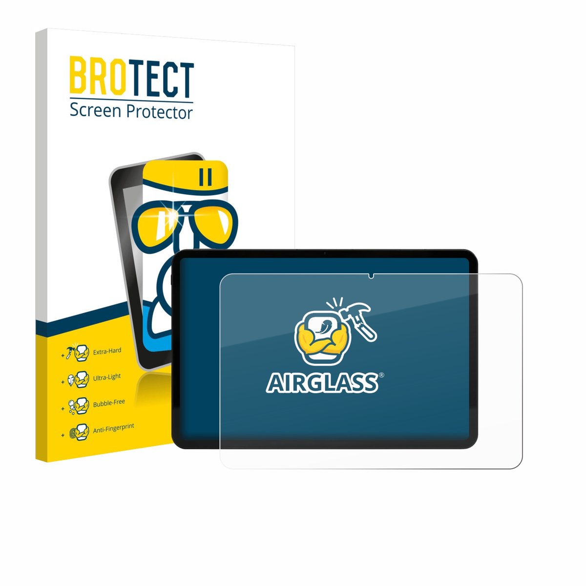 Screenprotector voor Volla Tablet 12.3" Beschermglas transparant
