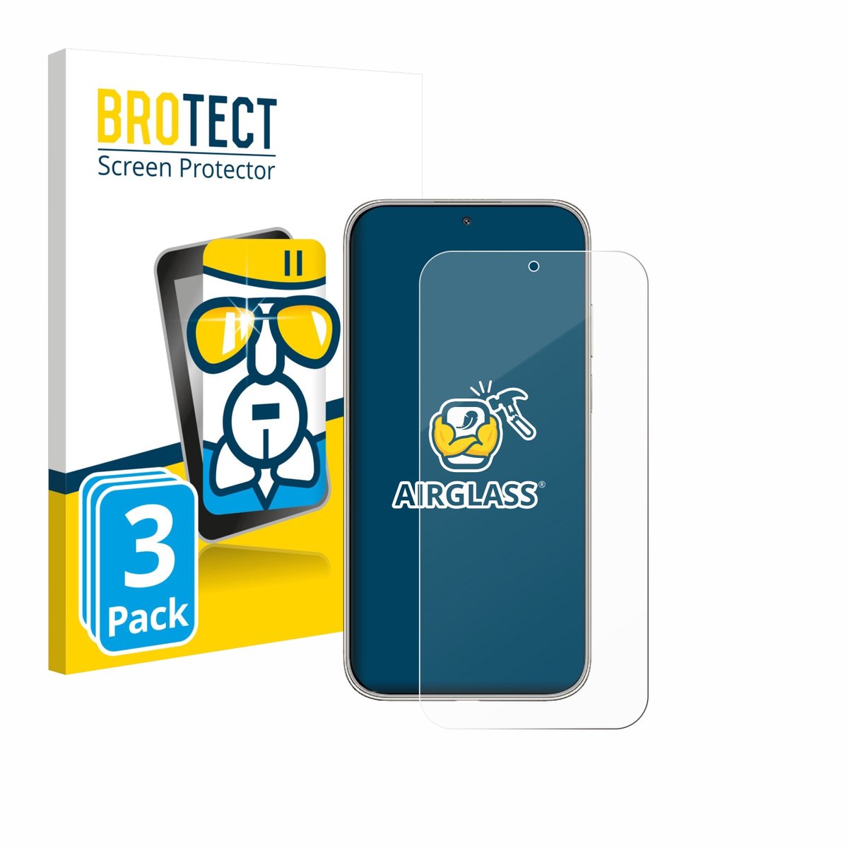 Screenprotector 3 Stuks voor Huawei Mate 70 Air Beschermglas transparant