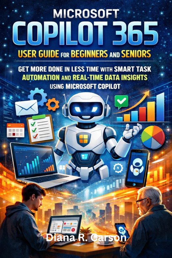 Microsoft Copilot 365 User Guide For Beginners And Seniors - cover