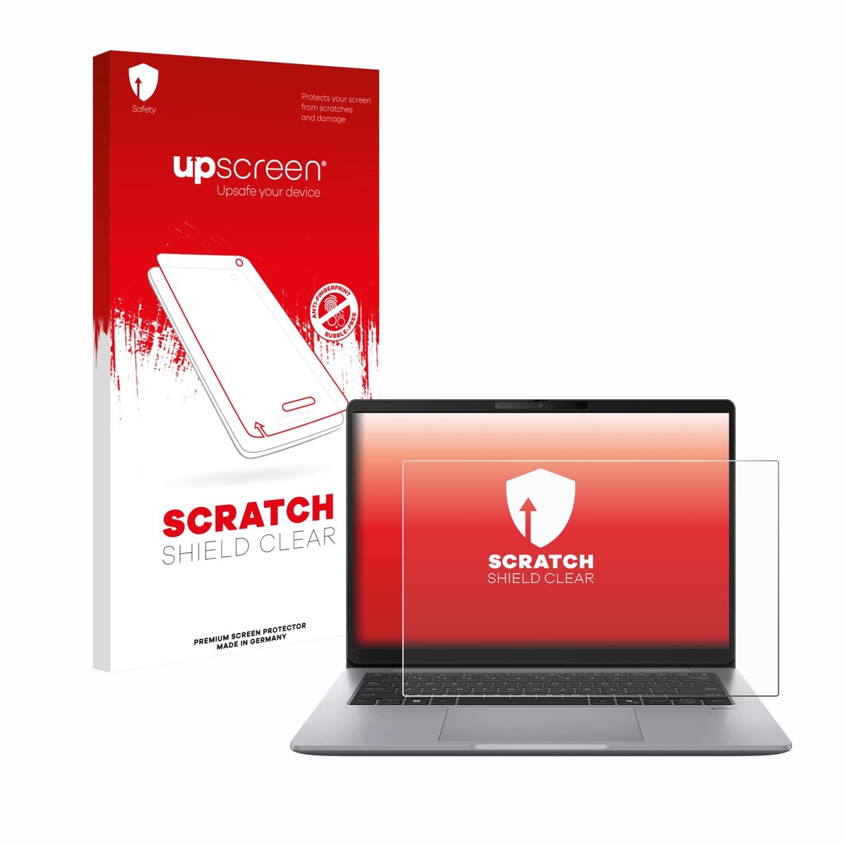 upscreen - Screenprotector voor ASUS ExpertBook P3 G2 - Folie Beschermfolie transparant