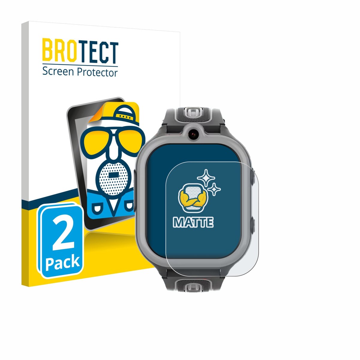 BROTECT - Screenprotector voor Valdus DF91 - Folie Beschermfolie matte 2 Stuks