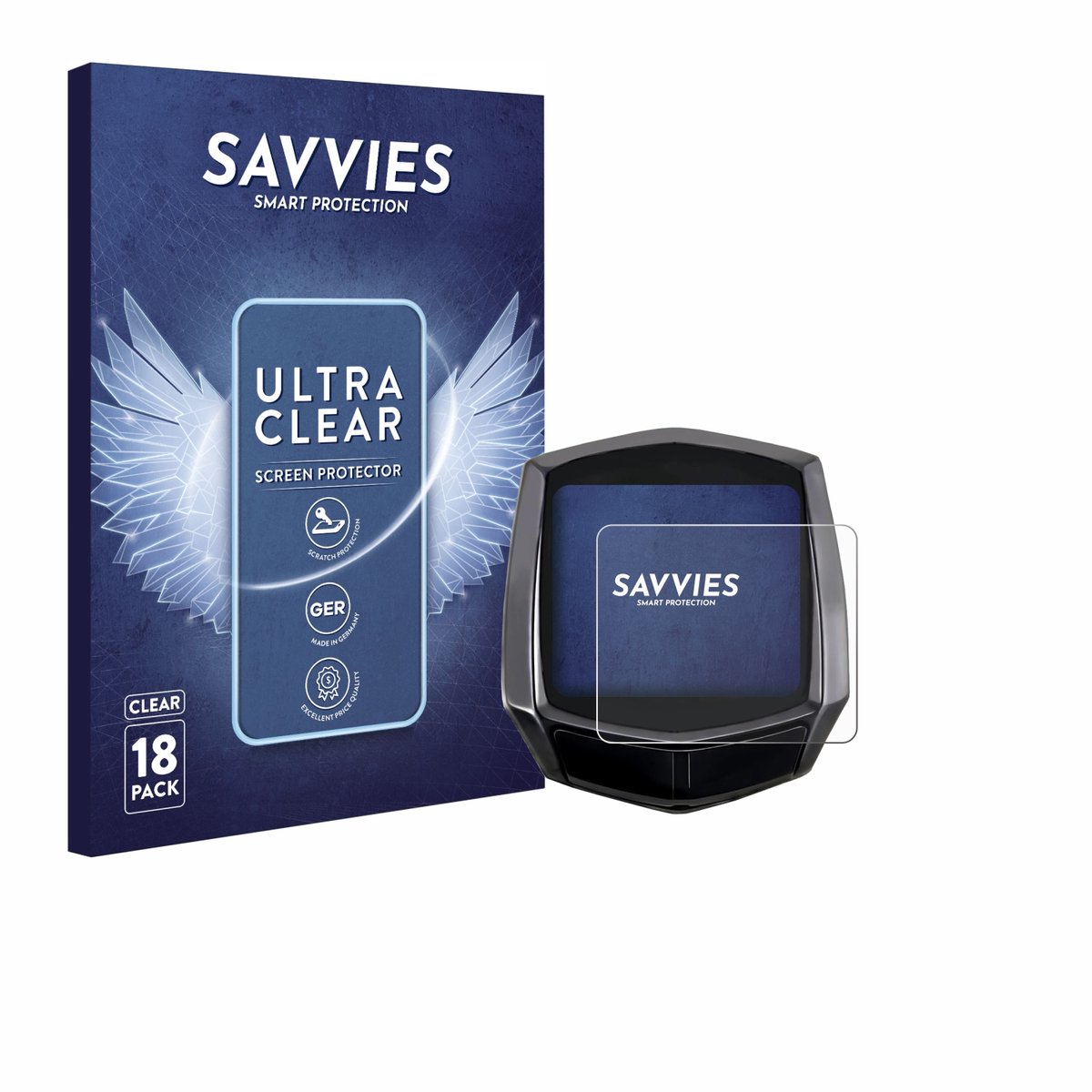 Savvies - Screenprotector voor AMFUN L3-SJQ 3.61" - Folie Beschermfolie transparant 18 Stuks