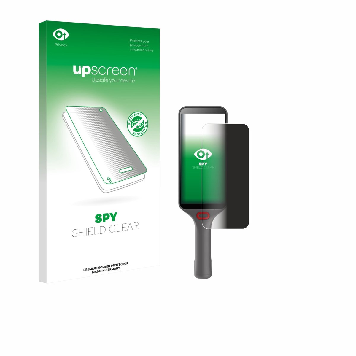 upscreen - privacy screenprotector voor Honeywell CS32 - Folie Beschermfolie Blauwlichtfilter