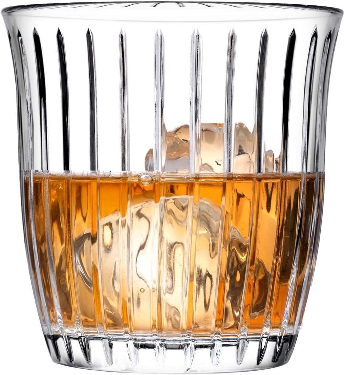 Whisky Glazen Set 4 Stuks 360 ml - Glazen voor Whisky Cocktails en Longdrinks
