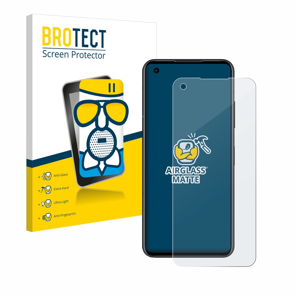 BROTECT - Screenprotector voor ASUS ZenFone 10 - Folie Beschermfolie Beschermglas matte
